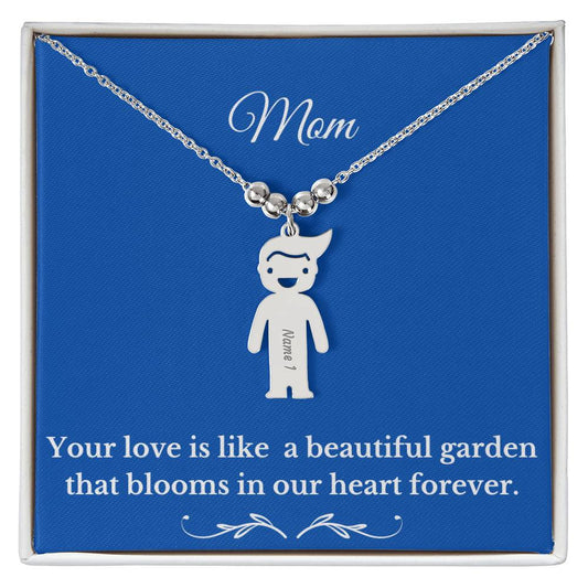 To Mom- Kids Charm Necklace