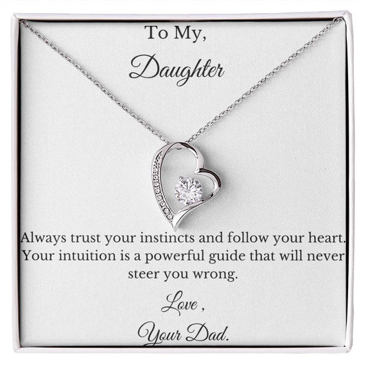 Forever Love Necklace To My Daughter